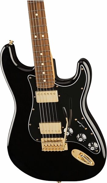 open zoom image for Fender Limited Edition Mahogany Blacktop Stratocaster HH Electric Guitar, View