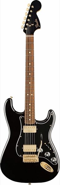 open zoom image for Fender Limited Edition Mahogany Blacktop Stratocaster HH Electric Guitar, Main