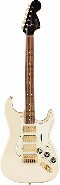 open zoom image for Fender Limited Edition Mahogany Blacktop Stratocaster HHH Elecric Guitar, Main