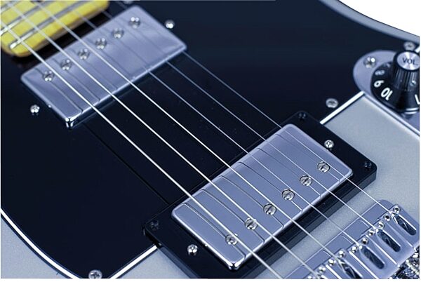 open zoom image for Fender Blacktop Telecaster HH Electric Guitar (Maple), Silver - Closeup 2