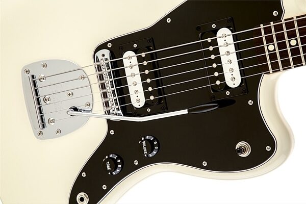 open zoom image for Fender Standard Jazzmaster HH Electric Guitar, with Rosewood Fingerboard, Olympic White Body Closeup