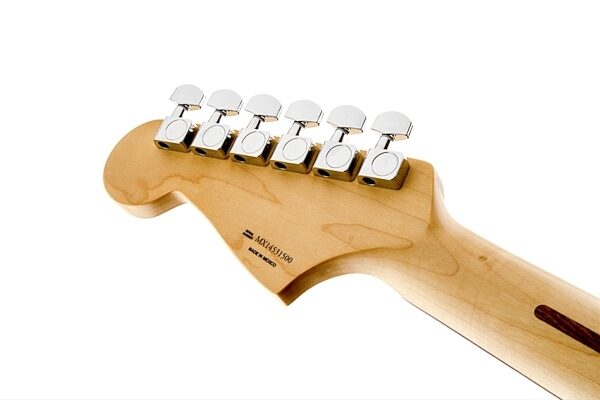 open zoom image for Fender Standard Jazzmaster HH Electric Guitar, with Rosewood Fingerboard, Olympic White Headstock Back