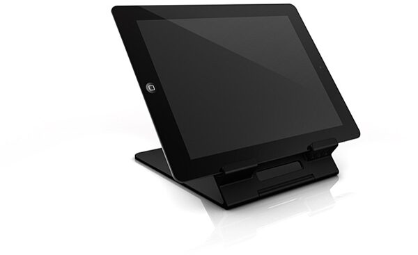 open zoom image for IK Multimedia iKlip Studio Adjustable iPad Stand, Landscape View