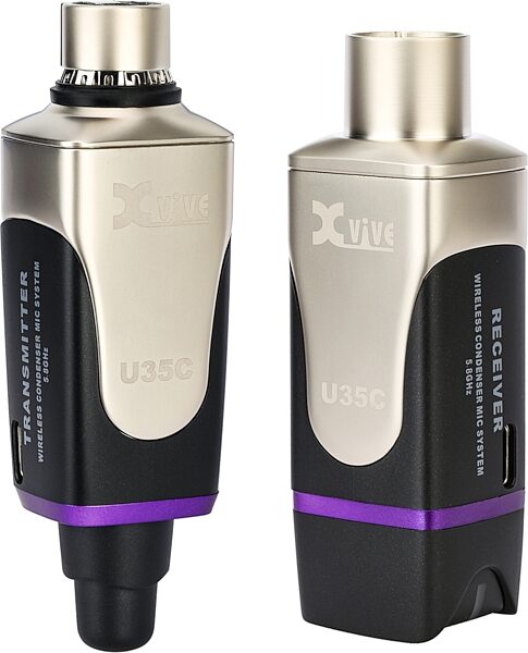 Système Sans Fil Xvive U35C Pour Micros Condensateur - Fréquence 5,8 GHz, Latence 5 Ms