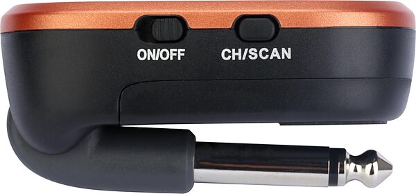 open zoom image for Xvive A58 Digital 5.8 GHz Wireless Guitar System, Orange, Receiver Side Folded