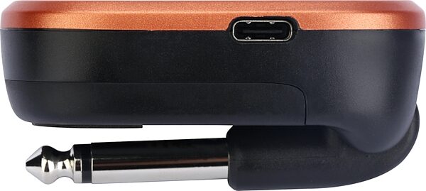 open zoom image for Xvive A58 Digital 5.8 GHz Wireless Guitar System, Orange, Transmitter Side Folded