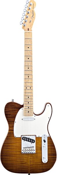 open zoom image for Fender Select Telecaster Chambered Ash Electric Guitar with Case, Violin Burst