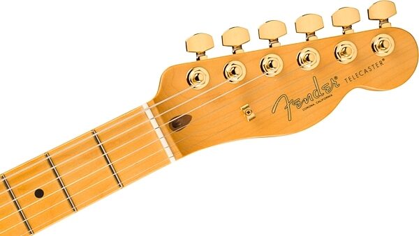 open zoom image for Fender 75th Anniversary American Professional Custom Telecaster Electric Guitar, Maple Fingerboard (with Case), 2-Color Sunburst, Action Position Back