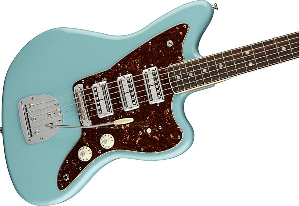 open zoom image for Fender 60th Anniversary Triple Jazzmaster Electric Guitar (with Case), Action Position Back