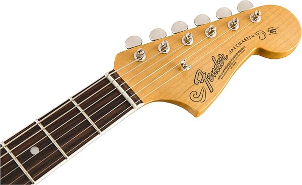 open zoom image for Fender 60th Anniversary Triple Jazzmaster Electric Guitar (with Case), Action Position Back