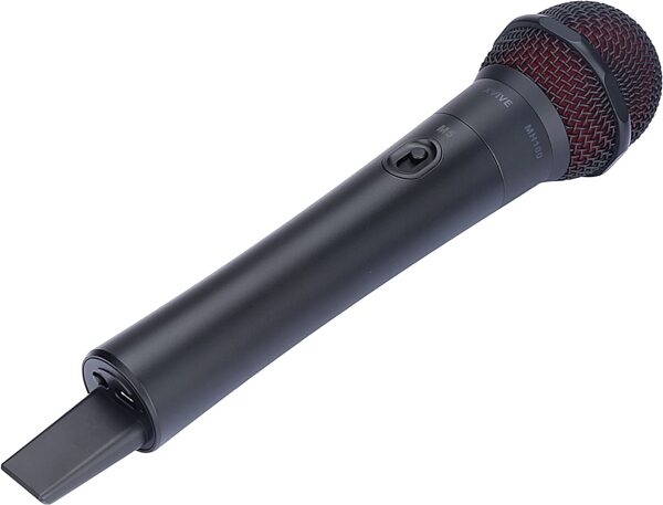 open zoom image for Xvive M5 Handheld Digital Wireless Microphone System, New, Action Position Back
