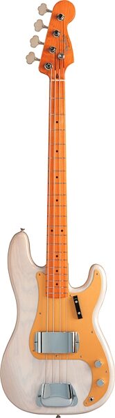 open zoom image for Fender American Vintage '57 Precision Electric Bass with Case, White Blonde