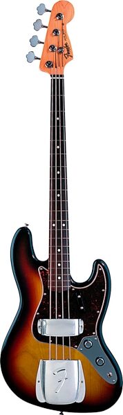 open zoom image for Fender American Vintage '62 Jazz Electric Bass with Case, 3-Color Sunburst