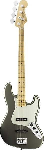 open zoom image for Fender American Standard Jazz Electric Bass, Maple Fingerboard with Case, Jade Pearl