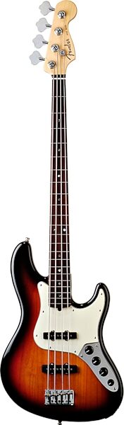 open zoom image for Fender American Deluxe Fretless Jazz Electric Bass (with Case), 3 Color Sunburst