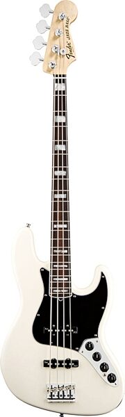 open zoom image for Fender American Deluxe Jazz Electric Bass (Rosewood with Case), Olympic White