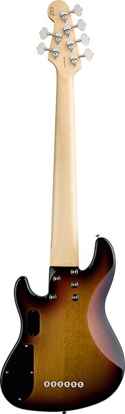 open zoom image for Fender Steve Bailey Jazz VI Fretless Electric Bass, 6-String with Case, 3-Color Sunburst Back