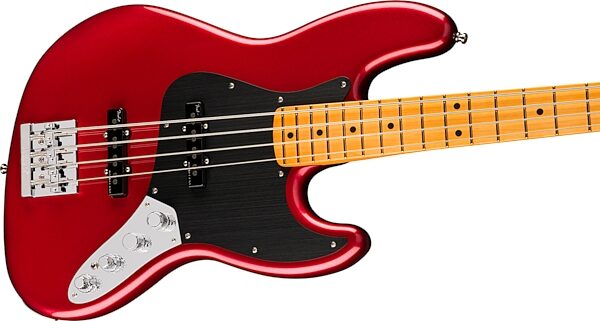 open zoom image for Fender American Ultra II Jazz Electric Bass, Maple Fingerboard (with Case), Sinister Red, Open Box (Very Good), Action Position Back