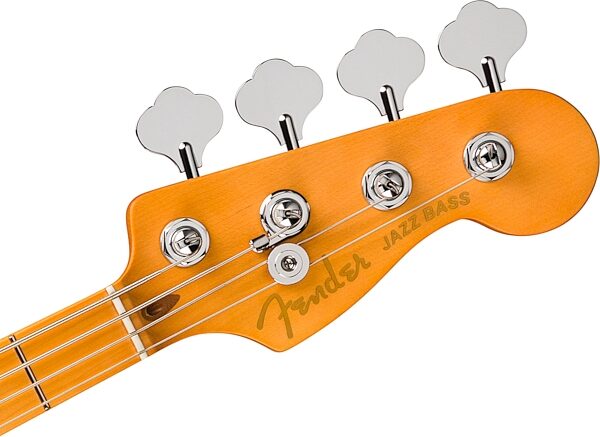 open zoom image for Fender American Ultra II Jazz Electric Bass, Maple Fingerboard (with Case), Sinister Red, Open Box (Very Good), Action Position Back
