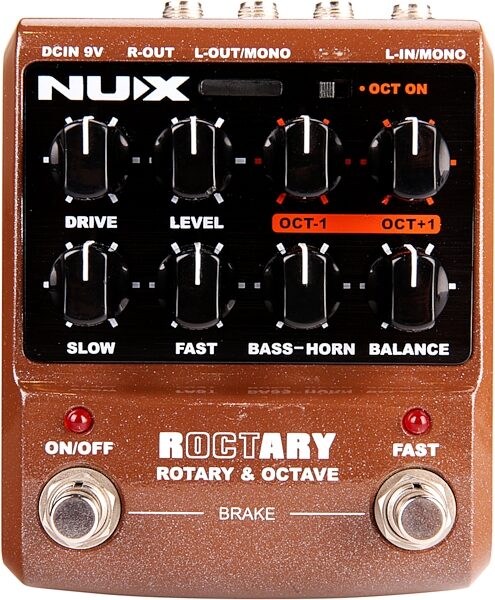 open zoom image for NUX Roctary Octave and Rotary Pedal, Main