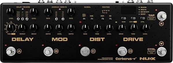 open zoom image for NUX Cerberus Guitar Multi Effects Pedal, Main