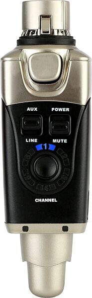 open zoom image for Xvive U45R2 5.8 GHz Digital Wireless Dual Receiver In-Ear Monitor System, Original Silver, Action Position Back