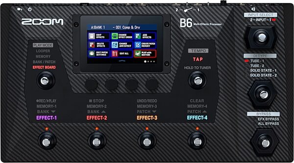 open zoom image for Zoom B6 Bass Multi-Effects Processor, New, Main