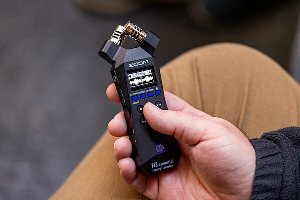 open zoom image for Zoom H1essential Handy Recorder, Open Box (Like New), Action Position Back