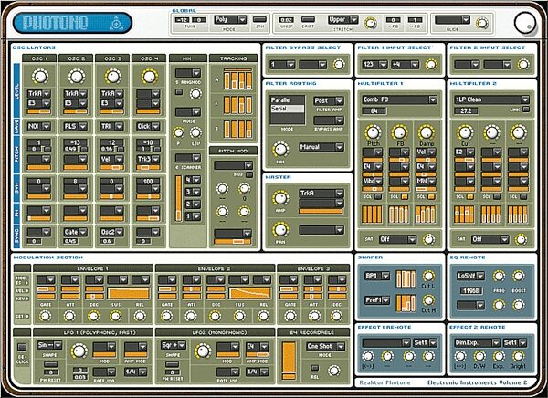 open zoom image for Native Instruments Reaktor Electronic Instruments 2, Photone Soft Synth
