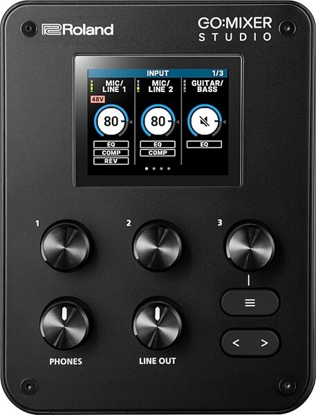 open zoom image for Roland GO:MIXER STUDIO Streaming Mixer and Audio Interface, Open Box (Very Good), Main
