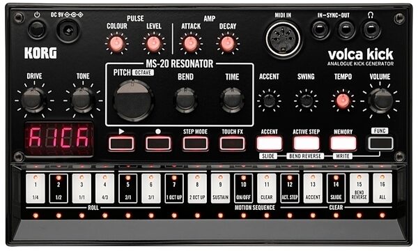 open zoom image for Korg Volca Kick Bass Drum Synthesizer, New, Main