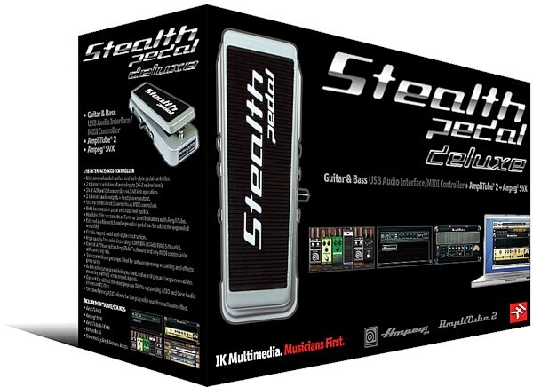 open zoom image for IK Multimedia StealthPedal Guitar Audio Interface Pedal, Right Side