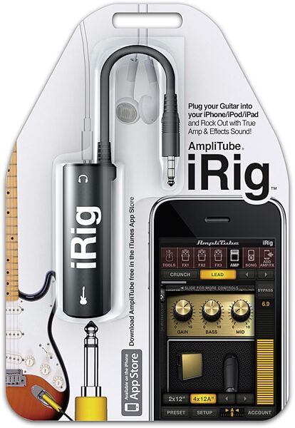 open zoom image for IK Multimedia AmpliTube iRig iPhone Audio Interface, Package