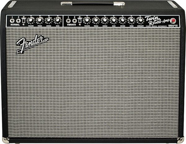open zoom image for Fender '65 Twin Reverb Vintage Reissue Guitar Combo Amplifier (85 Watts, 2x12"), New, Front View