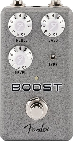 open zoom image for Fender Hammertone Boost Pedal, New, Action Position Back