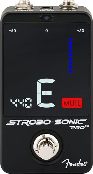 open zoom image for Fender Strobo-Sonic Pro Tuner Pedal, New, Action Position Back