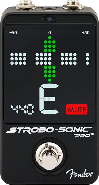 open zoom image for Fender Strobo-Sonic Pro Tuner Pedal, New, Action Position Back
