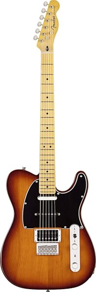 open zoom image for Fender Modern Player Telecaster Plus Electric Guitar with Maple Neck, Honey Burst