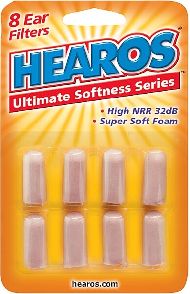 open zoom image for Hearos Ultimate Softness Ear Plugs, 8 Pack
