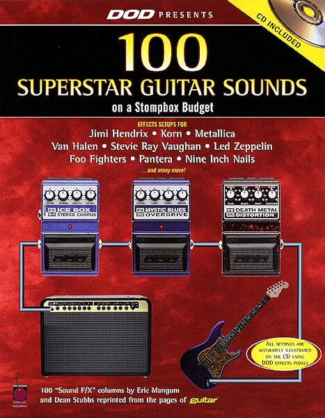 open zoom image for 100 Superstar Guitar Sounds On A Stompbox Budget Book, Main