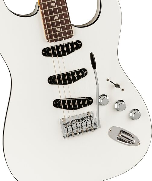 open zoom image for Fender Aerodyne Special Stratocaster Electric Guitar, Rosewood Fingerboard (with Gig Bag), Action Position Back