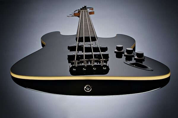 open zoom image for Fender Aerodyne Jazz Electric Bass, Body Closeup