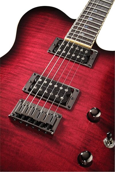 open zoom image for Fender Custom Telecaster FMT HH Electric Guitar (Rosewood), Black Cherry Burst Detail