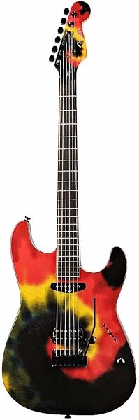 open zoom image for Fender Tie Dye Stratocaster Electric Guitar, Band of Gypsies