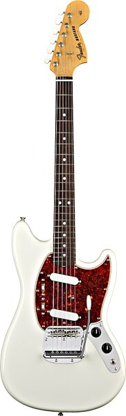 open zoom image for Fender 65 Mustang Reissue Electric Guitar, Olympic White