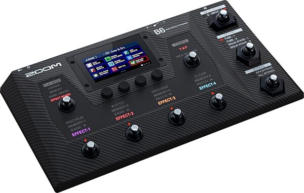 open zoom image for Zoom B6 Bass Multi-Effects Processor, New, Action Position Back