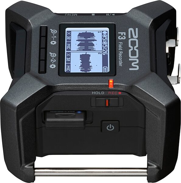 open zoom image for Zoom F3 Portable Field Recorder, New, Side