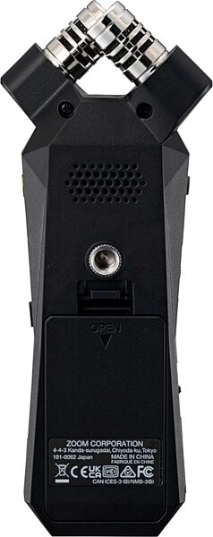 open zoom image for Zoom H1essential Handy Recorder, Open Box (Like New), Action Position Back