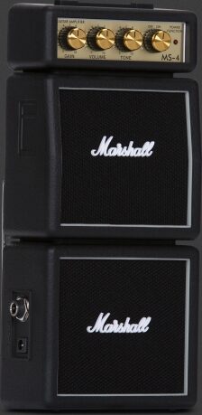 open zoom image for Marshall MS4 Not-So-Mini Mini Guitar Amplifier, New, Angle