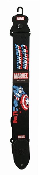 open zoom image for Peavey Marvel Superheroes Guitar Straps, Captain America Nylon